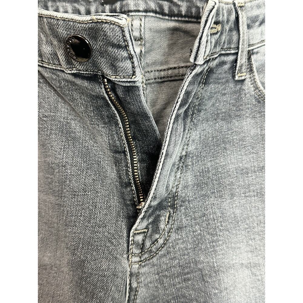 NWT Fidelity Kendall Denim Mid Rise S1066 Anthropologie Jeans 26 Wide Leg Crop - Picture 10 of 14